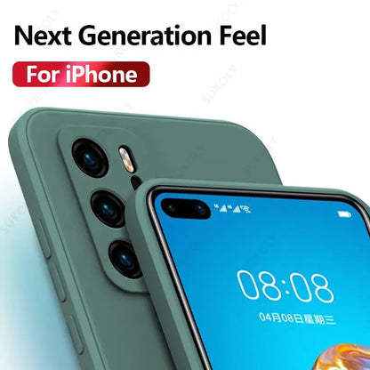 Liquid Silicone Case For Samsung Galaxy S24 S25 FE S26 S23 S22 Ultra Plus S25 Edge A57 A37 A56 A17 A16 A36 A54 A55 5G Soft Cover