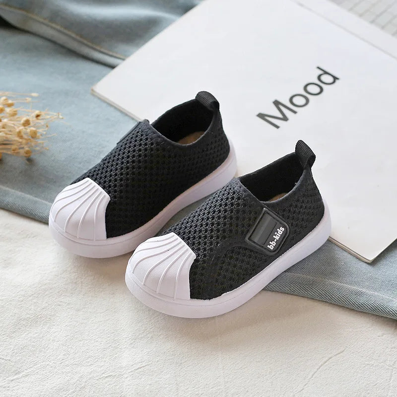 FCJ Comfortable Non-Slip Infant Toddler Sneakers for Boys Girls Spring Casual Shoes with Soft Bottom TPR Insole Kids Baby Shoes - ZOOMNSTORE
