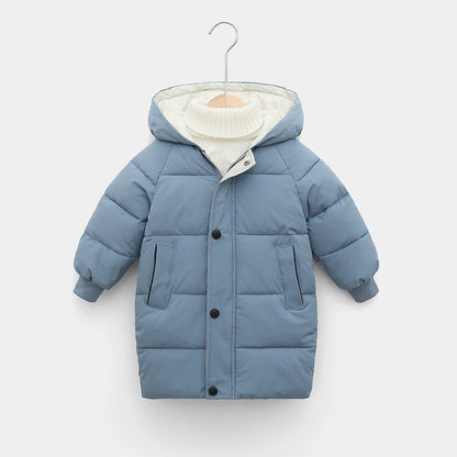 Kids Down Jacket – Thick Cotton Padded Parka | Warm Winter Coat For Boys Girls