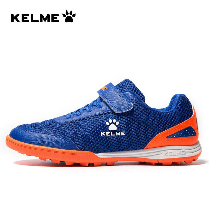 KELME Kid's Soccer Shoes HG Sole Football Boots Soccer Sneakers Light Training Shoes Children Sportswear Brand 6873003