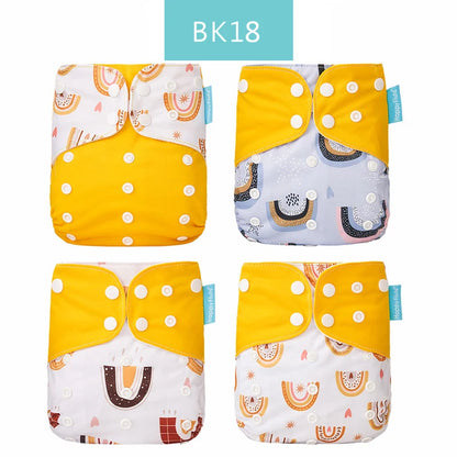 Washable Pocket Diaper – Adjustable Reusable Baby Diaper Cover | Absorbent Ecological Nappy