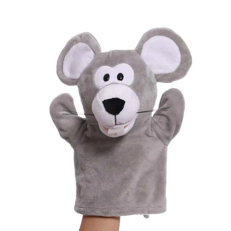 Stuffed Plush Animals - Kawaii Animal Dolls Hand Finger Puppets For Kids Learning Toys