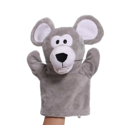 Stuffed Plush Animals - Kawaii Animal Dolls Hand Finger Puppets For Kids Learning Toys