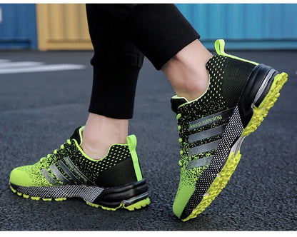 Men's Mesh Breathable Casual Shoes Non-Slip Stable Shock Absorption Lightweight Sneakers Couple Basket Homme 2020 la sportiva
