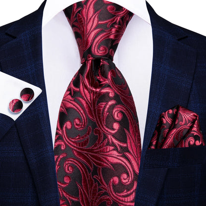Blue Silk Mens Tie - Formal 100 Silk NeckTie for Weddings and Business