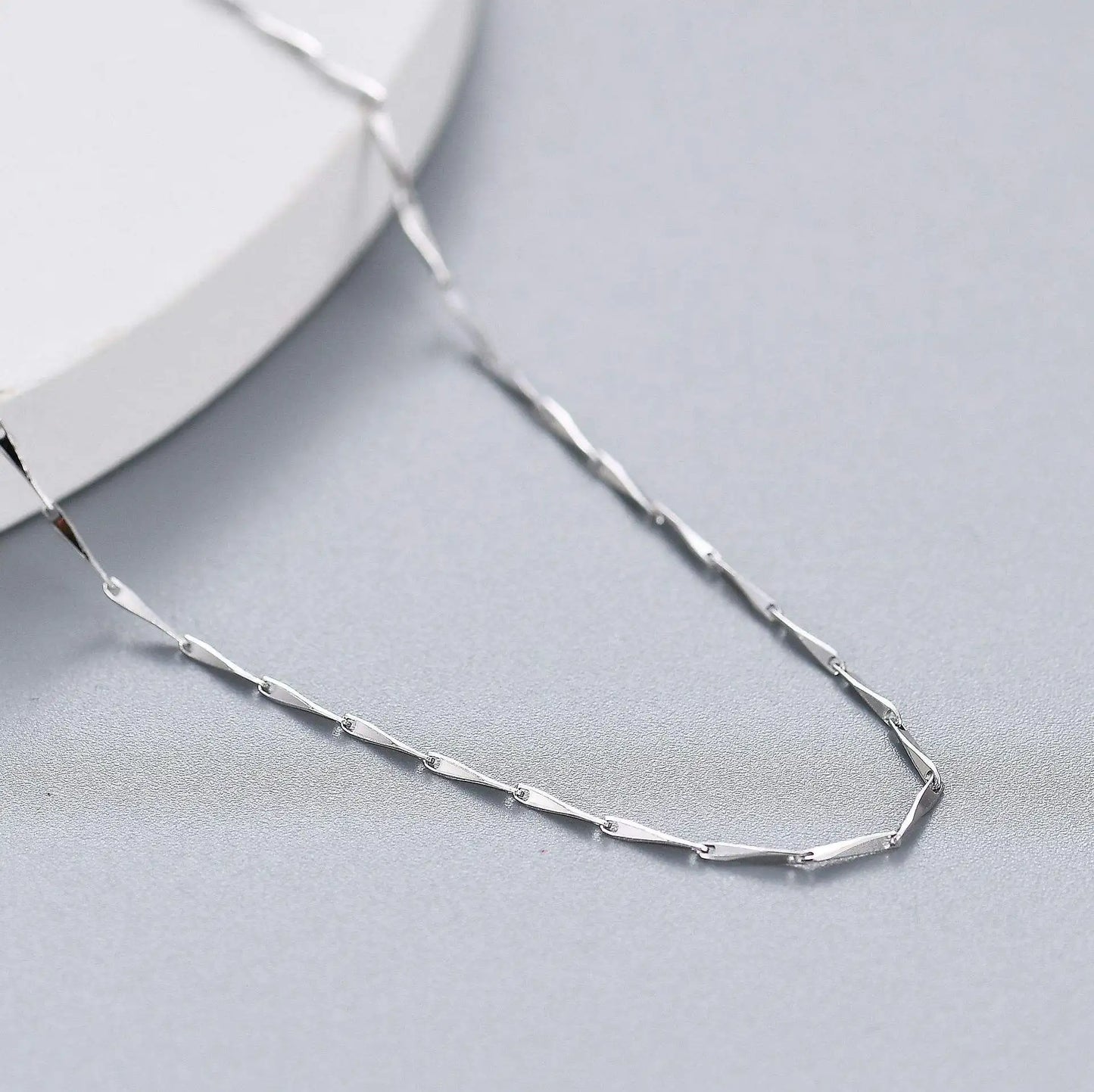 S925 Sterling Silver Hip Hop Chain Necklace - Custom Curb Cuban Satellite Box Snake Bone - ZOOMNSTORE