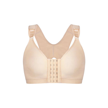 Post Surgery Bra Seamless Sports Front Closure Wirefree Support Adjustable Strap