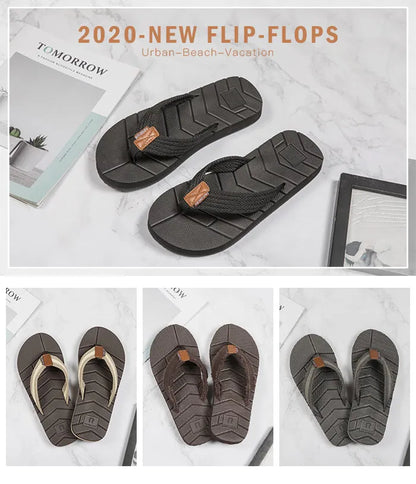 Summer Flip Flops Men Drainage Non-Slip Design Men Beach Shoes Outdoor Comfort Flip Flops Men Big Size 50 Zapatos De Hombre