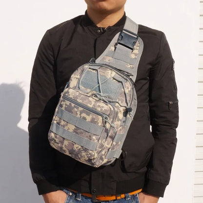 Tactical Sling Backpack - Waterproof EDC Outdoor CCW Daypack for Hiking and Camping