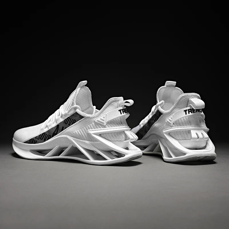 Men Casual Sneakers - Luxury Breathable Trainers Slip-On Running Shoes