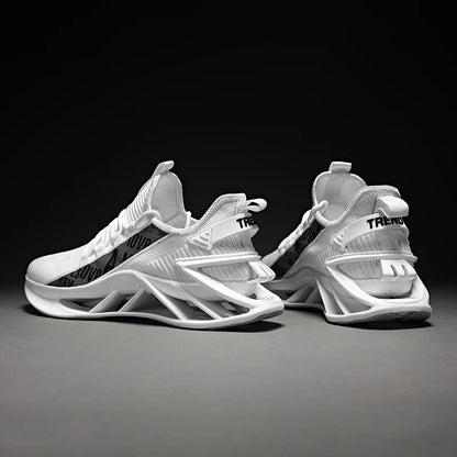 Men Casual Sneakers - Luxury Breathable Trainers Slip-On Running Shoes