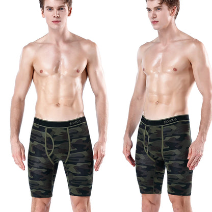 SRBONITOS Long Boxer For Men Underwear High Quality Coton Men's Panties Man Underpants Boxershorts Shorts Calvin Calecon Sexy