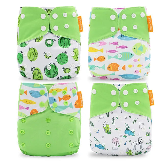 Washable Pocket Diaper – Adjustable Reusable Baby Diaper Cover | Absorbent Ecological Nappy