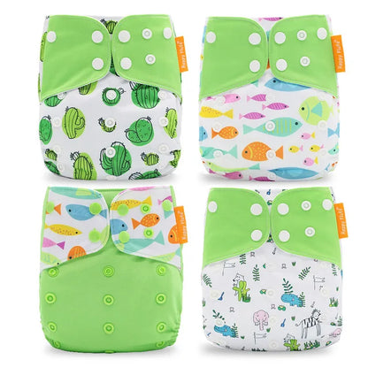 Washable Pocket Diaper – Adjustable Reusable Baby Diaper Cover | Absorbent Ecological Nappy