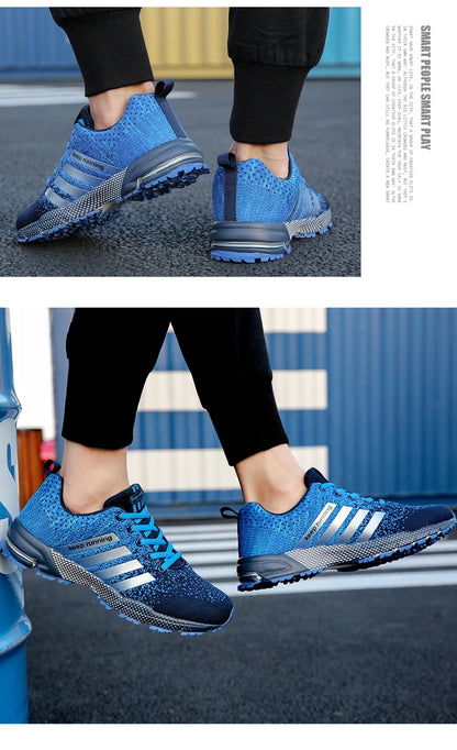 Men's Mesh Breathable Casual Shoes Non-Slip Stable Shock Absorption Lightweight Sneakers Couple Basket Homme 2020 la sportiva
