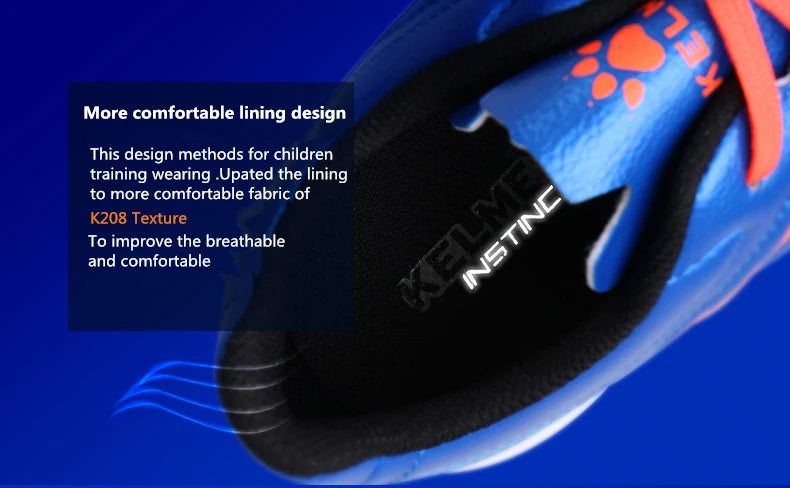 KELME Men Training TF Soccer Shoes Artificial Grass Anti-Slippery Youth Football Shoes AG Sports Training Shoes   871701