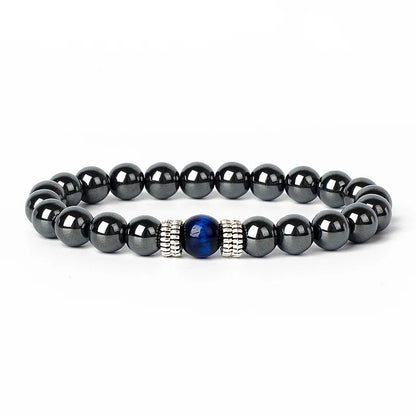 Hematite Magnetic Bracelet Man Weight Loss Bracelet Natural Stone Magnetic Bracelet Slimming Woman Health Care Therapy Jewelry