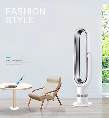 Cold and warm fan Remote Control Bladeless Cooling Fan 220V Ultra-quiet Electric Fan Air Purifier Top Quality Appointment 1-9H