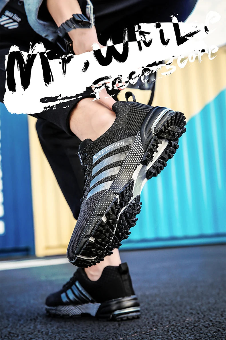 Men's Mesh Breathable Casual Shoes Non-Slip Stable Shock Absorption Lightweight Sneakers Couple Basket Homme 2020 la sportiva