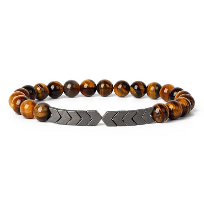 Hematite Magnetic Bracelet Man Weight Loss Bracelet Natural Stone Magnetic Bracelet Slimming Woman Health Care Therapy Jewelry