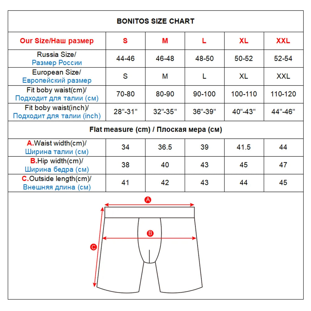 SRBONITOS Long Boxer For Men Underwear High Quality Coton Men's Panties Man Underpants Boxershorts Shorts Calvin Calecon Sexy