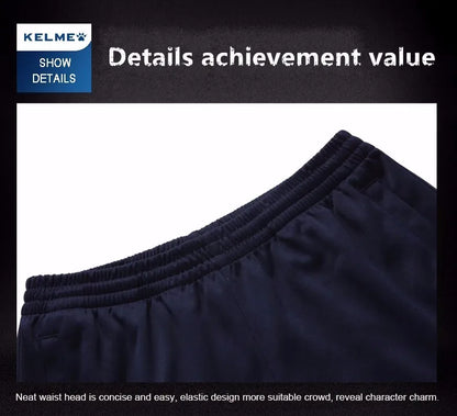 KELME Men Sweatpants Trainning Exercise Pants Outdoor Running Fitness Sports Leisure Pants Legging Active For Male 8261CK1001