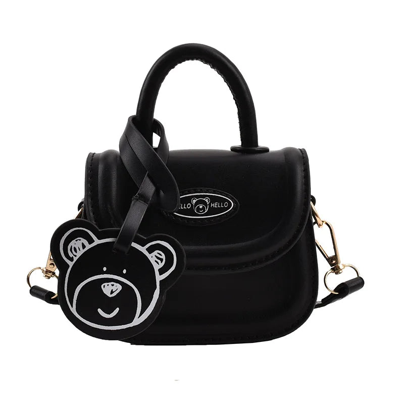 Trendy Childrens PU Crossbody Bag - Handmade Toddler Coin Pouch Purse - ZOOMNSTORE
