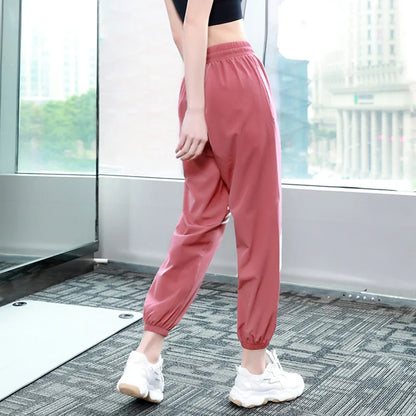Sports Pants Autumn Women Loose Yoga Pants Sports Trousers Exercise Fitness Running Jogging Trousers Workout Sport Pants