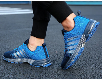 Men's Mesh Breathable Casual Shoes Non-Slip Stable Shock Absorption Lightweight Sneakers Couple Basket Homme 2020 la sportiva