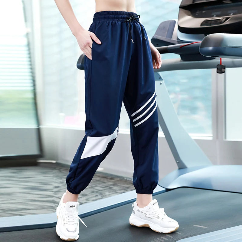 Sports Pants Autumn Women Loose Yoga Pants Sports Trousers Exercise Fitness Running Jogging Trousers Workout Sport Pants