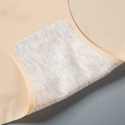 3Pcs/Set Ice Silk Panties Women Hip Lift Briefs Seamless Underwear Female High Waist Panties M-XXL Underpants Invisible Lingerie
