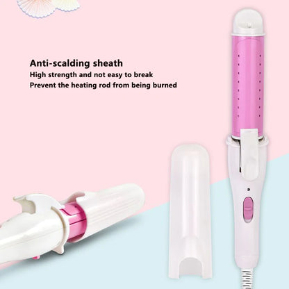 Electric Hair Curler - Professional Curling Iron With Adjustable Heat & Tourmaline Ceramic Wand
