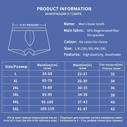 Sexy Mens Boxer Men's Underwear Cotton Waistband Anti-Wear Leg High Waist Warm Waist Protection Sports Men Panties New