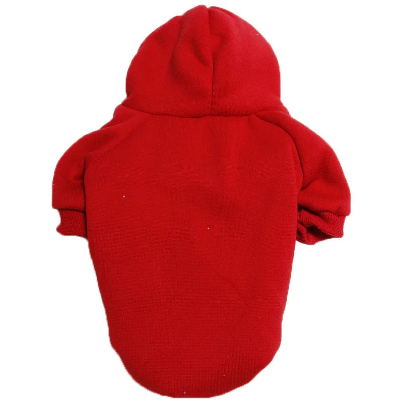 Solid Dog Jacket Coat Hoodies Sweatshirt  pet Clothes for Samll Medium Large Dogs Labrador French Bulldog Yorkshire Outfit S-9XL