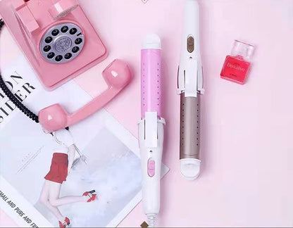 Electric Hair Curler - Professional Curling Iron With Adjustable Heat & Tourmaline Ceramic Wand