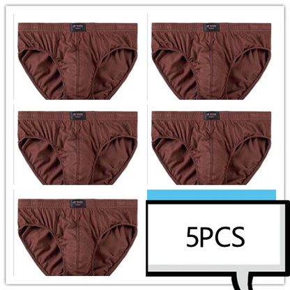 Mens 100 Cotton Briefs - Comfortable Underwear Multiple Sizes 5pcsLot Free  Drop Shipping
