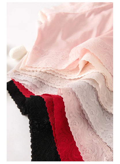 Natural silk high waist Briefs big plus size underwear women transparent seamless woman panties bragas mujer panty
