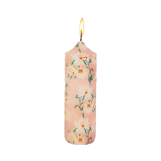 Handmade 7 Inch Unscented Chrysanthemum Taper Candles - Holiday Wedding  Home Decor - ZOOMNSTORE