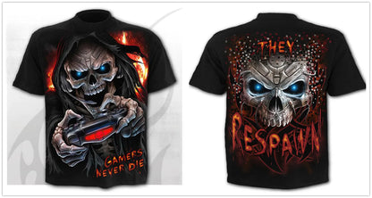 Mens 3D Skull T-Shirt - Punk Summer Streetwear Top O-neck Sizes XXS-5XL - ZOOMNSTORE