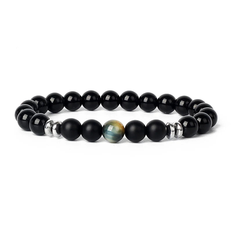 Hematite Magnetic Bracelet Man Weight Loss Bracelet Natural Stone Magnetic Bracelet Slimming Woman Health Care Therapy Jewelry