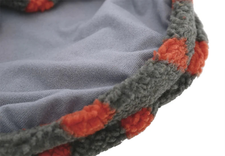 Big Dog Winter Jacket - Lambs Wool Coat for Large & Medium Dogs | Windproof, Thick Warm Pet Apparel