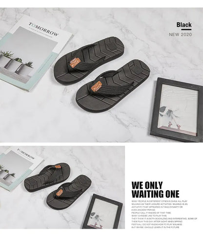 Summer Flip Flops Men Drainage Non-Slip Design Men Beach Shoes Outdoor Comfort Flip Flops Men Big Size 50 Zapatos De Hombre