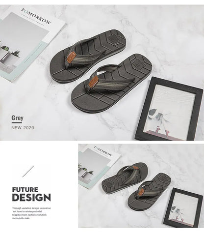 Summer Flip Flops Men Drainage Non-Slip Design Men Beach Shoes Outdoor Comfort Flip Flops Men Big Size 50 Zapatos De Hombre