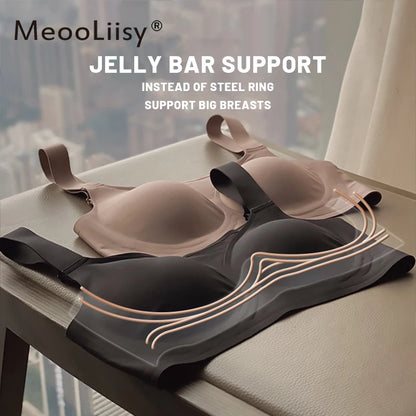 MeooLiisy C to F Cup Plus Size Tube Top Underwear Minimizer Seamless Active Bras Wireless Surper Comfortable Lingerie  XXXXL