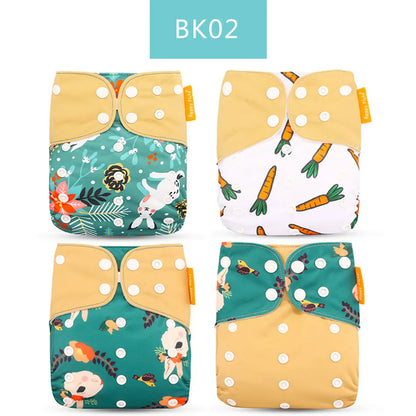 Washable Pocket Diaper – Adjustable Reusable Baby Diaper Cover | Absorbent Ecological Nappy