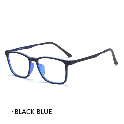 Titanium Reading Glasses - Lightweight Rectangle Frame with Blue Light Blocking