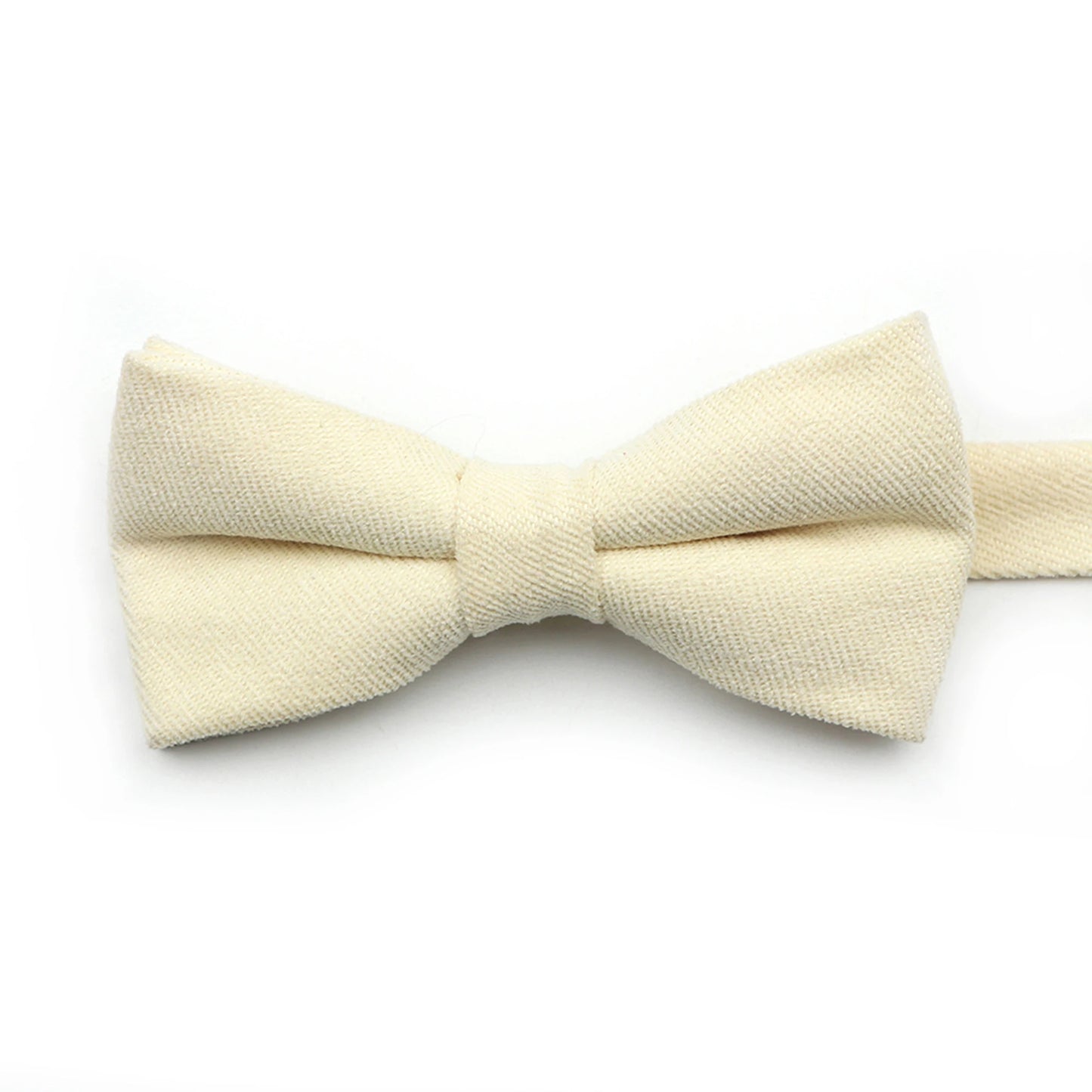 Solid Color Suede Bow Tie - Classic Men  Kids Bowknot for Weddings