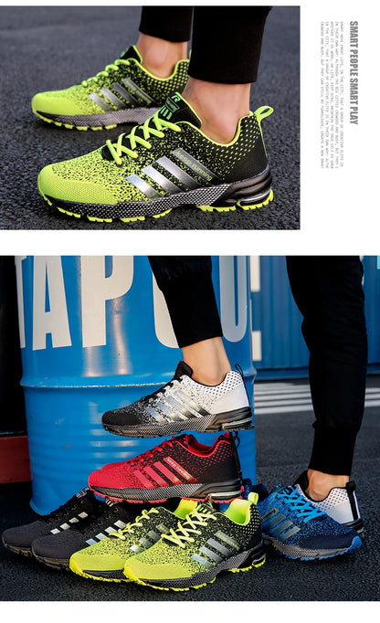 Men's Mesh Breathable Casual Shoes Non-Slip Stable Shock Absorption Lightweight Sneakers Couple Basket Homme 2020 la sportiva