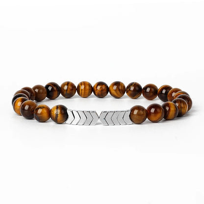 Hematite Magnetic Bracelet Man Weight Loss Bracelet Natural Stone Magnetic Bracelet Slimming Woman Health Care Therapy Jewelry