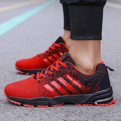 Men's Mesh Breathable Casual Shoes Non-Slip Stable Shock Absorption Lightweight Sneakers Couple Basket Homme 2020 la sportiva